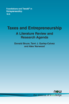 Taxes and Entrepreneurship: A Literature Review and Research Agenda