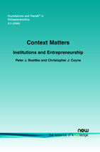 Context Matters: Institutions and Entrepreneurship