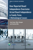 How Reported Board Independence Overstates Actual Board Independence in Family Firms: A Methodological Concern