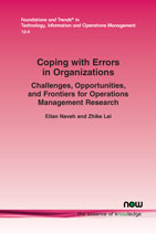 Coping with Errors in Organizations: Challenges, Opportunities, and Frontiers for Operations Management Research